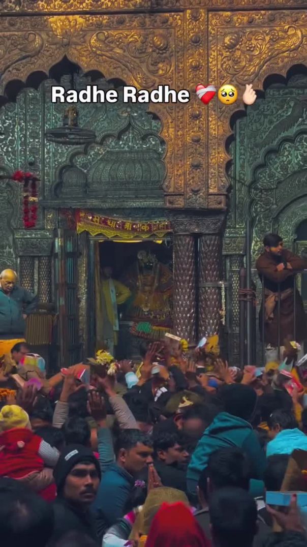 मेरे बांके बिहारी है दिल भी तुम्हारा जान भी तुम्हारी 🌸🙏🙏🌸#radhe radhe
