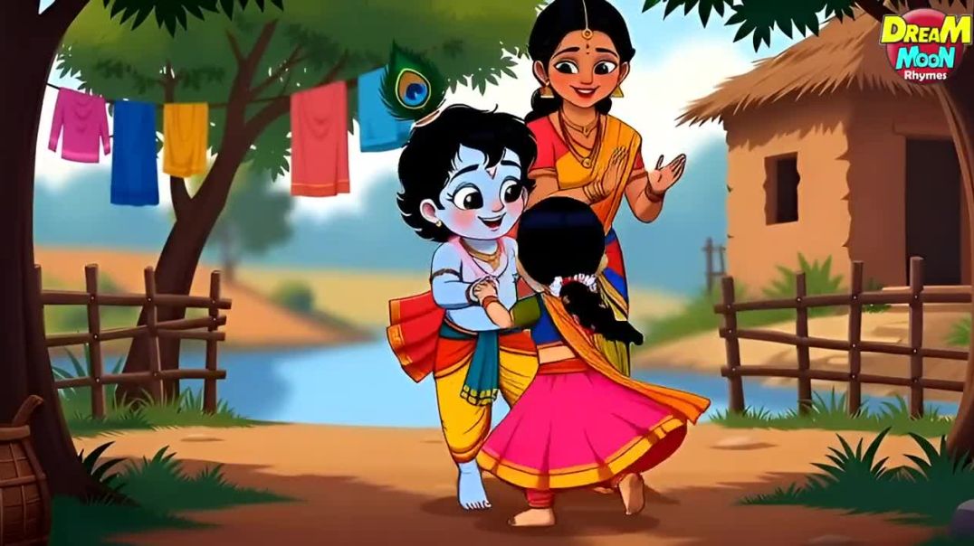 ⁣यशोमती मैया से बोले नंदलाला राधा क्यूँ गोरी_ मैं क्यूँ काल