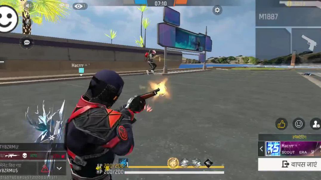 ⁣Free fire custom gameplay my