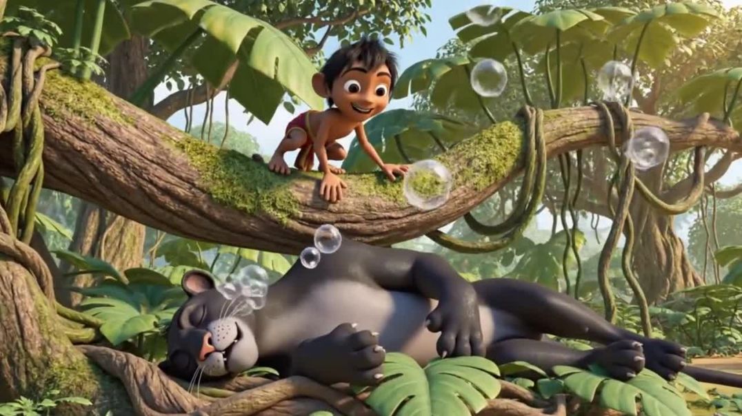 ⁣शेरखान ने मोगली को गुदगुदी की Mowgli Tickle Prank Gone Wrong_ Moral Stories for Kids _hindikahanian