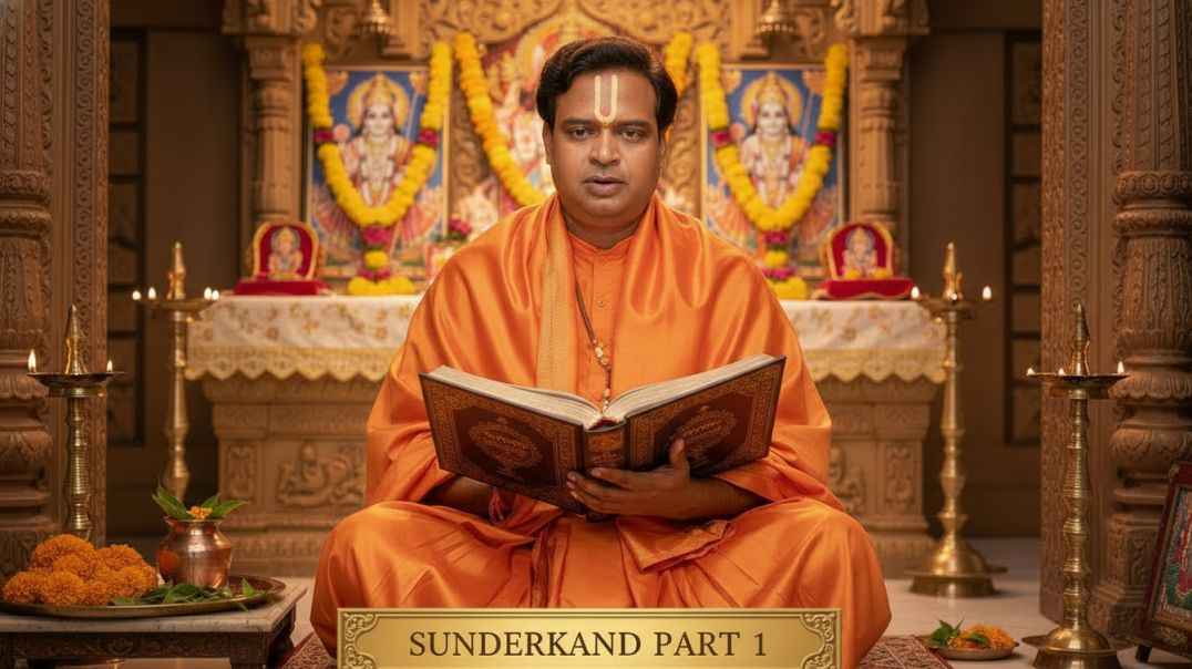 ⁣सुन्दरकाण्ड पाठ भाग प्रथम - RADHE RADHE SHREE RADHE (144p, h264)