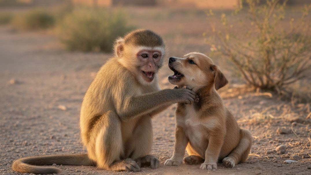 ⁣छोटा सा बंदर और कुत्ता | मेहनत और सच्ची दोस्ती की प्रेरणादायक कहानी