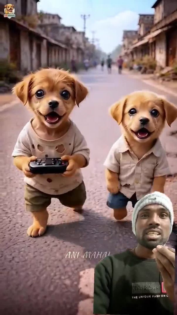 पपी_गड्ढे_में_गिर_गया_😭_#catroon