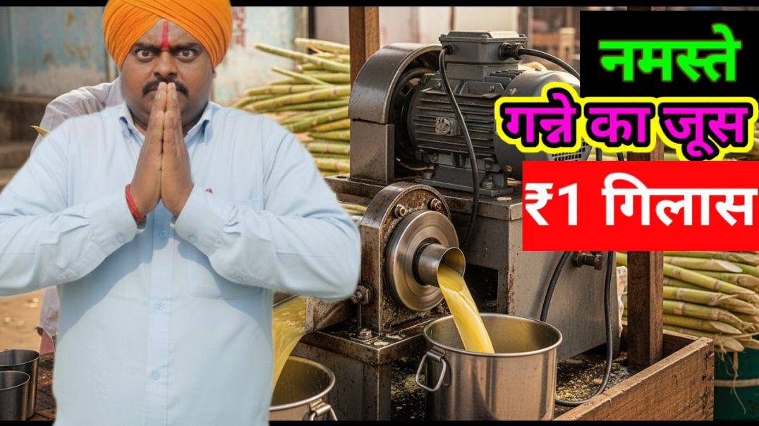 ⁣गन्ने की पेराई