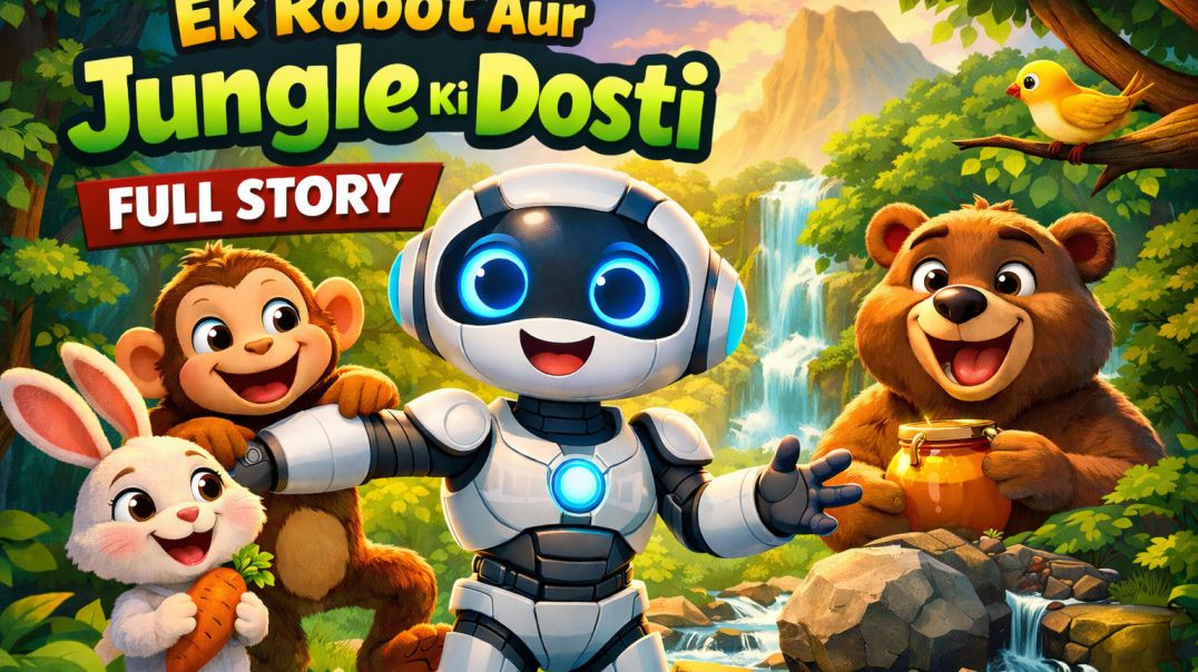 ⁣Chitti Robot Ki Kahani 🤖🌳 | Emotional AI Cartoon Story | Dosti Aur Technology