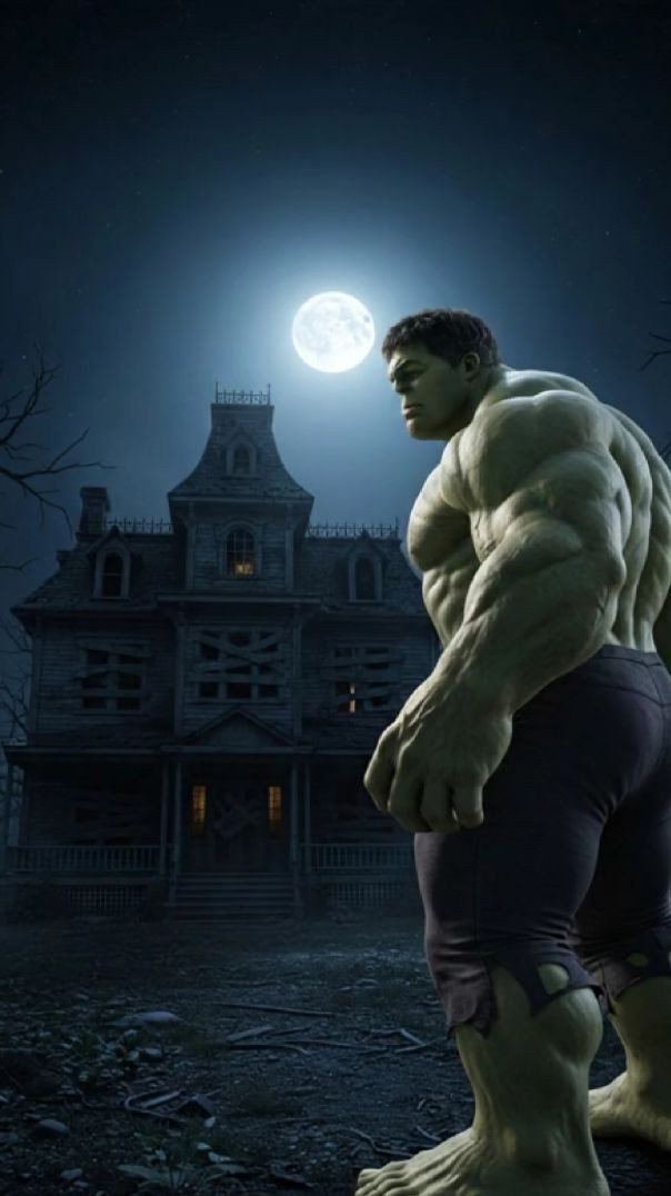 Hulk Haunted House Challenge 😱 | 1 Night Horror Story | Hulk vs Ghost | 1 Lakh Challenge