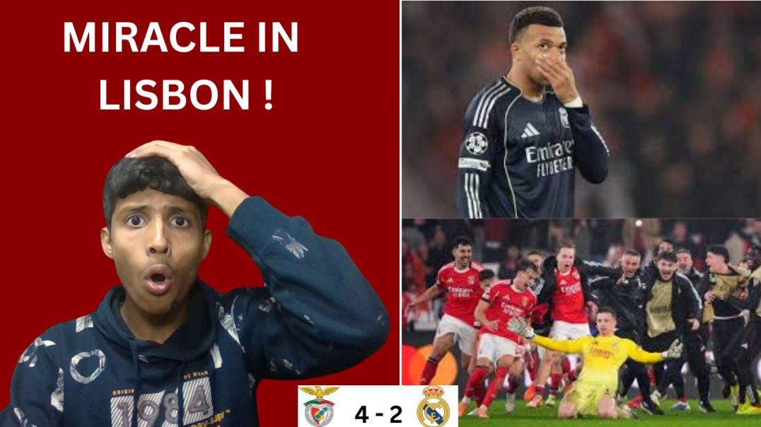 ⁣UNBELIEVABLE GOALKEEPER WINNER 🤯 | Benfica 4-2 Real Madrid
