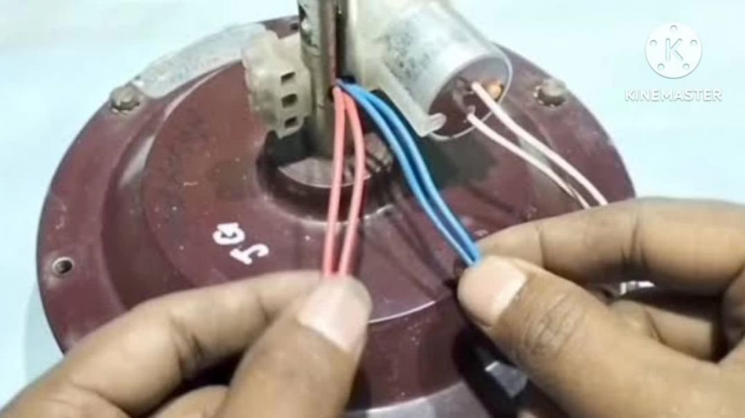 ⁣4 Wire Ceiling fan connection