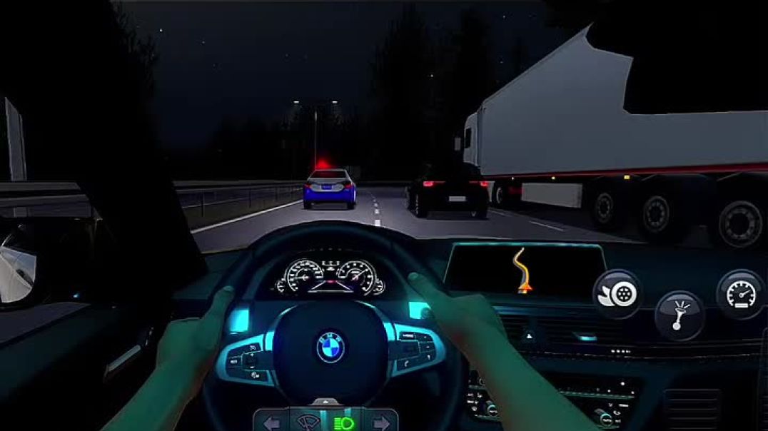 ⁣Best night bmw car game