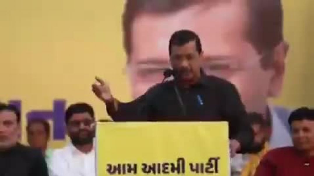 Arvind kejriwal in Gujarat