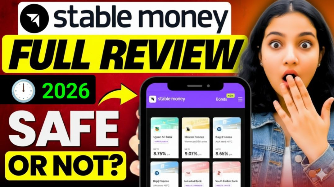 ⁣Stable Money App Review 2026! Best FD Rates Stable Money Kaise Use Kare!