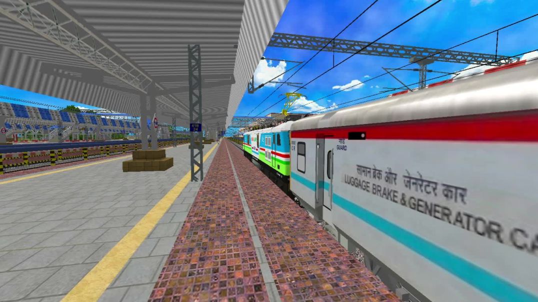 ⁣msts traim simulator pc gameplay south eastern railway arjun gaming