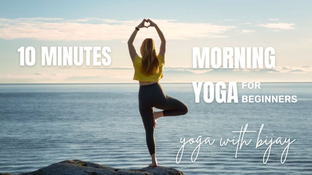 ⁣10 Minutes Gentle, Simple, Easy Morning Yoga For Beginners