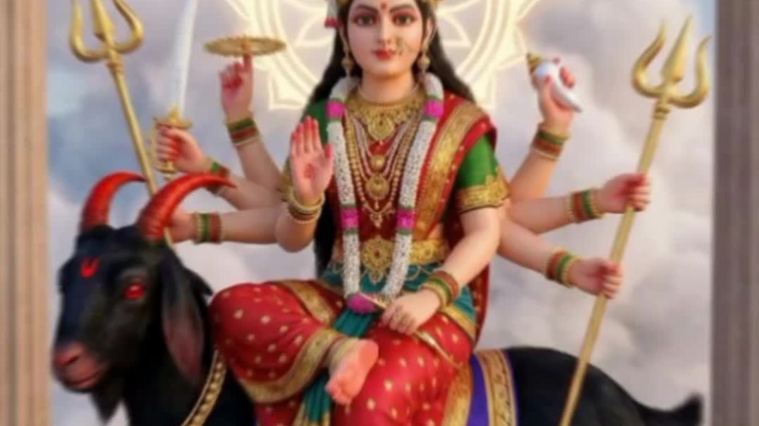 ⁣શાંતિભર્યો નાદ ભુવનમાં ગુંજે — મારા મેલડી, તારી આરતી. 🎶🙏 આ પંક્તિ દર્શાવે છે કે આરતીની મીઠી ધ્વનિ સમ