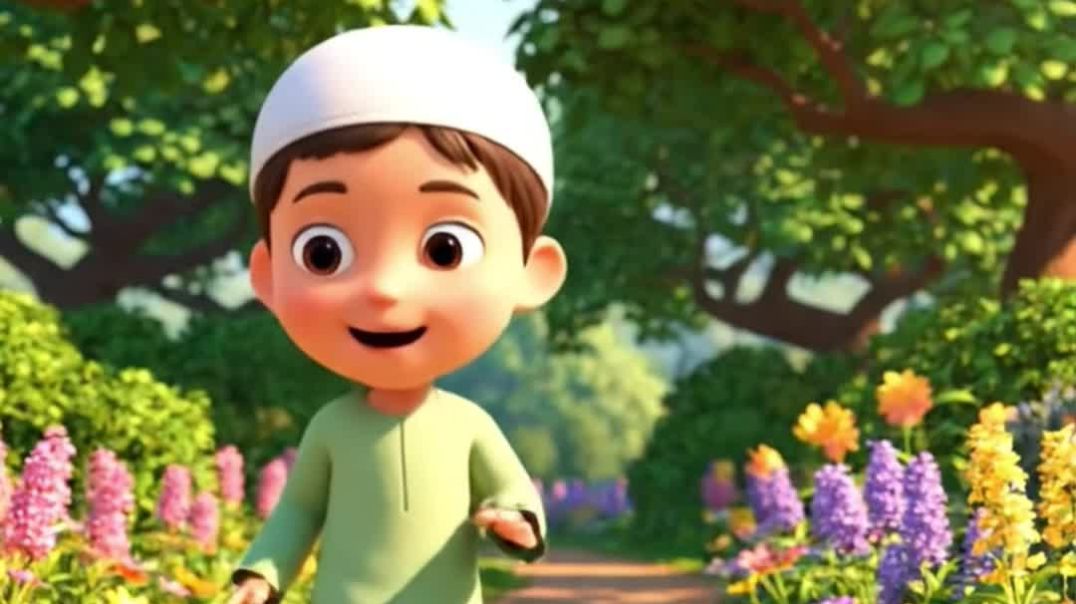 ⁣Beautiful Islamic Walk 🌸 | Cute Muslim Kids Animation