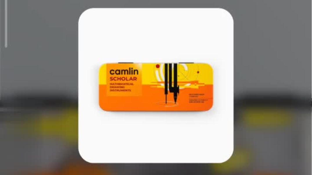 ⁣Camlin Scholar Mathematical Drawing Instruments Review 🔥 | 10 Pieces Geometry Box | Best for Student