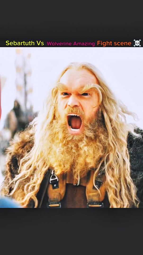 sebartuth Vs wolverine amezing fiting sence ☠️#deadpool3​ #marvel #thor #wolverine​ #shorts #deadpool