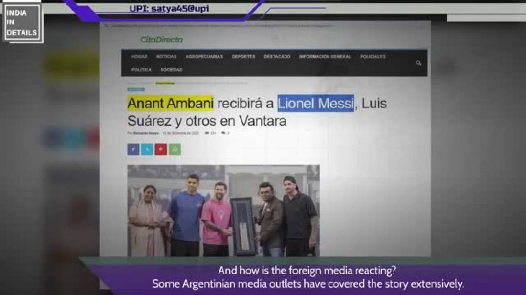 Messi visit to vantara