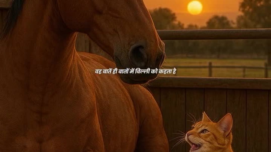 घोड़ा अपने अस्तबल में वापस आता है Don_t miss end ❗️