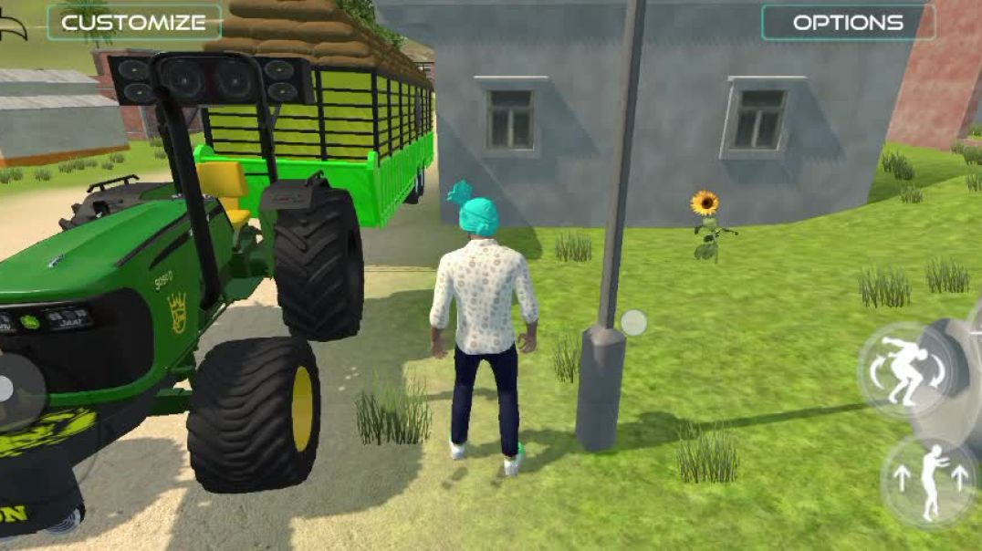 ⁣Indian tractor 🚜 jondiyar loading gaming video