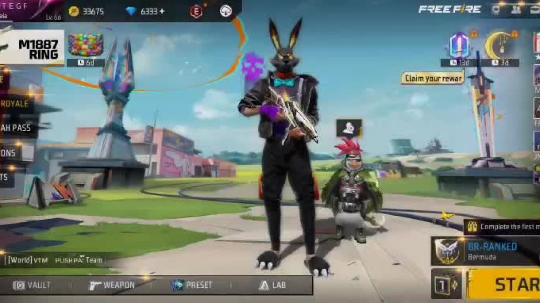 ⁣Free fire id collation