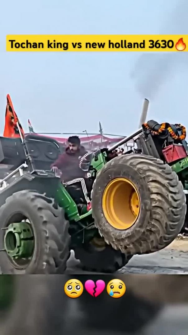 Nishu deshwal john deere vs new holland tochan😈🔥 _tochanking _tractor _tochan _shorts _shortsfeed(72