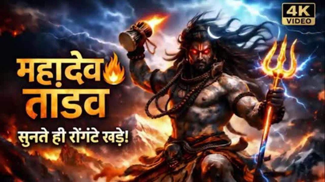 ⁣महादेव तांडव 🔱 | Rudra Roop | Powerful Shiv Bhajan | Shiv Tandav 2026
