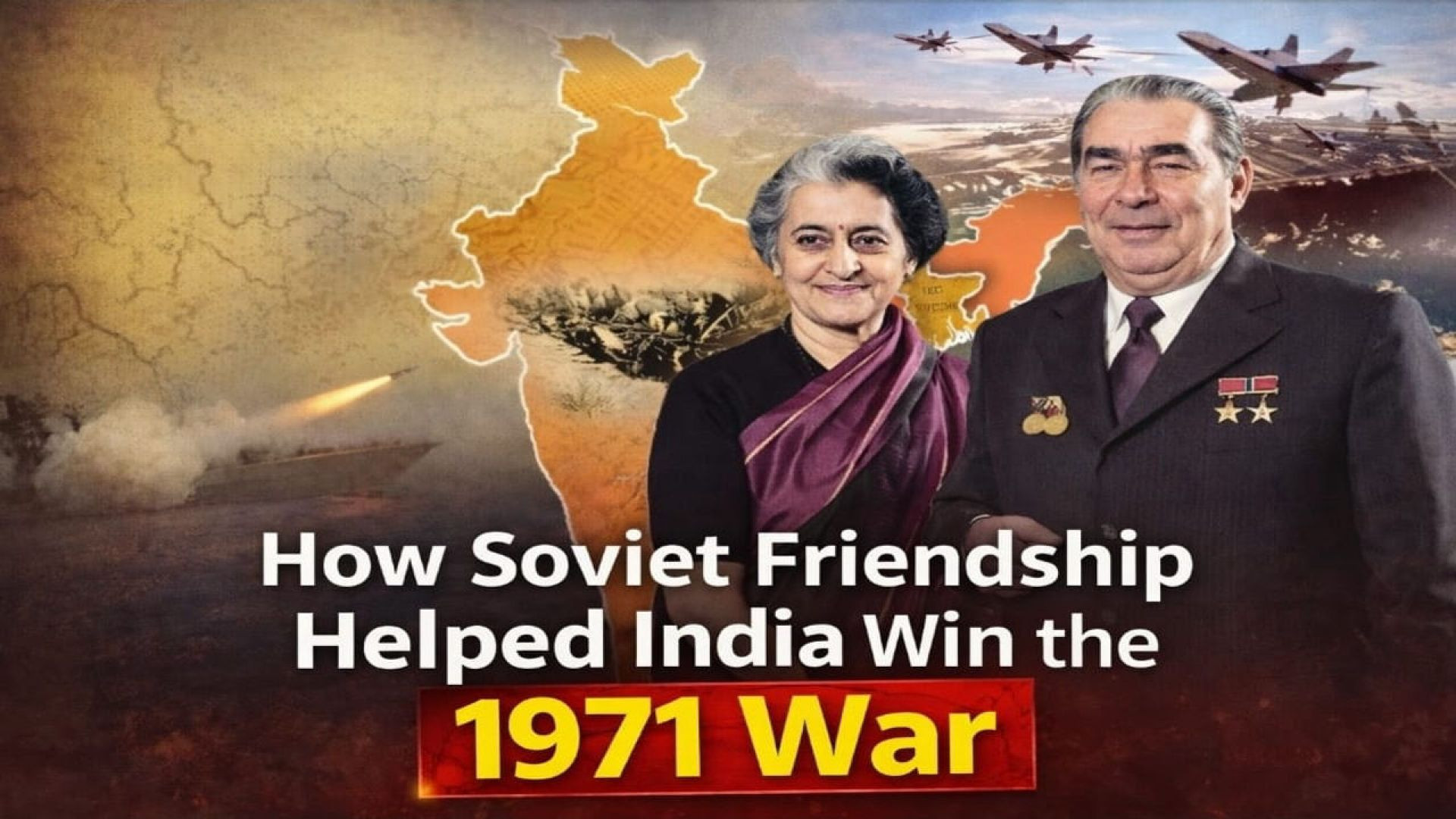 ⁣How Soviet Friendship Helped India Win the 1971 War