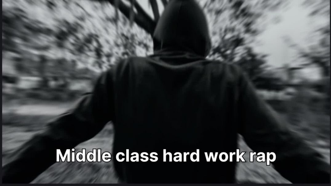 ⁣Middle class hard work rap