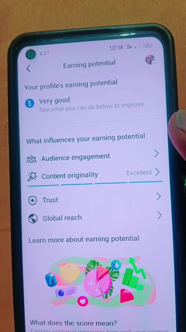 Facebook earning potential 🤔