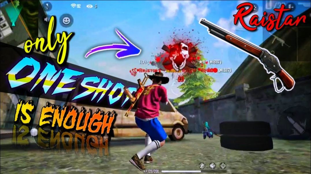 ⁣FREE FIRE BEST M1887 ONESHOT HEADSHOT OLD FREE FIRE IS BACK