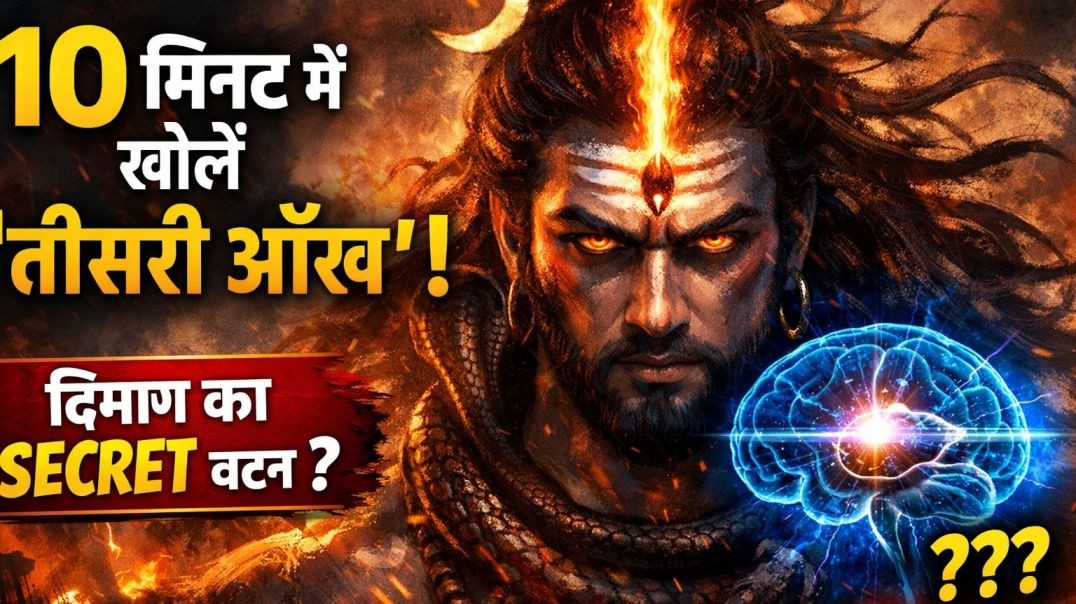 ⁣क्या तीसरी आँख सच में होती है? Pineal Gland Shiva | Brain Science Explained #SpiritualAwakening