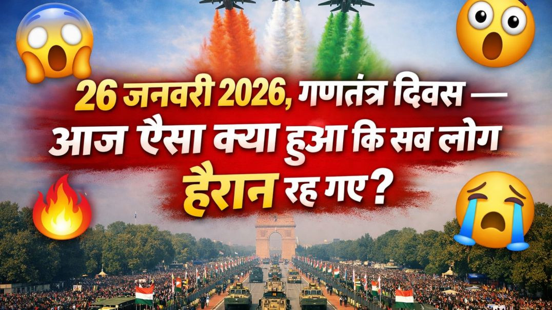 ⁣🔥 26 जनवरी 2026: गणतंत्र दिवस पर ऐसा क्या हुआ कि पूरा देश रह गया हैरान? 🇮🇳😱
