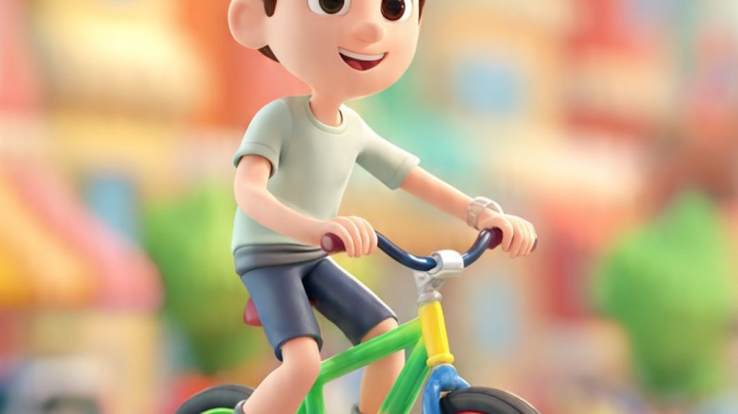 ⁣Ek ladka cycle chala raha hai