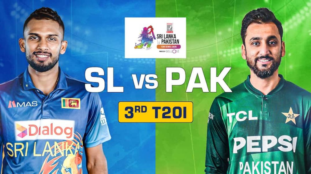 ⁣SL vs PAK _ 3rd T20I _ Highlights _