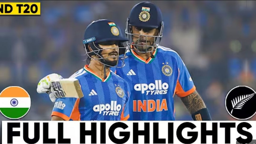 ⁣IND vs NZ 2026, 2nd T20I Match Highlights