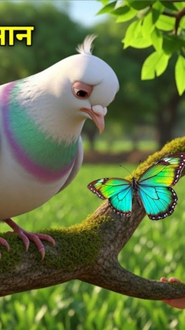 कबूतर और किस की कहानी//हिंदी कार्टून कहानी वीडियो Hindi cartoon story video// mortal story#cartoon   