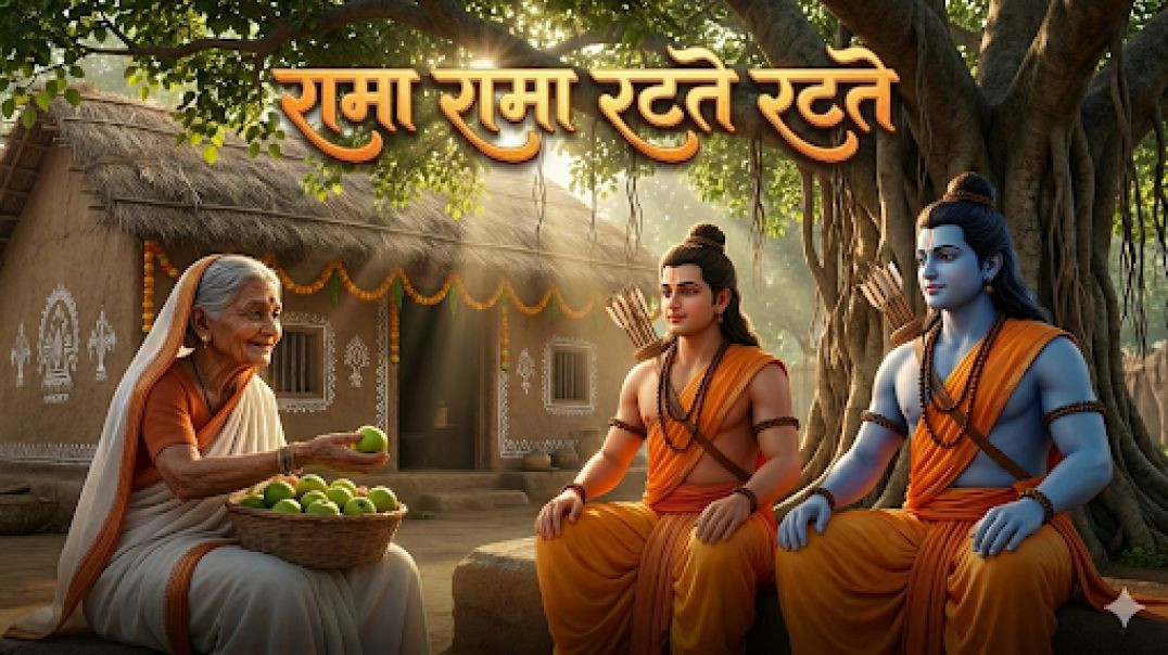 ⁣rama rama ratte ratte biti re umariya _ rama rama bhajan