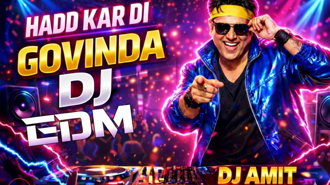 ⁣Hadd Kar Di Aapne 🔥 Govinda DJ Remix | DJ Amit | Feel the Music Diara 2025
