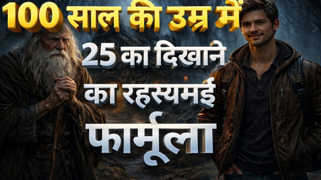 ⁣100 साल की उम्र में 25 साल का दिखाने का एक रहस्यमई तरीका