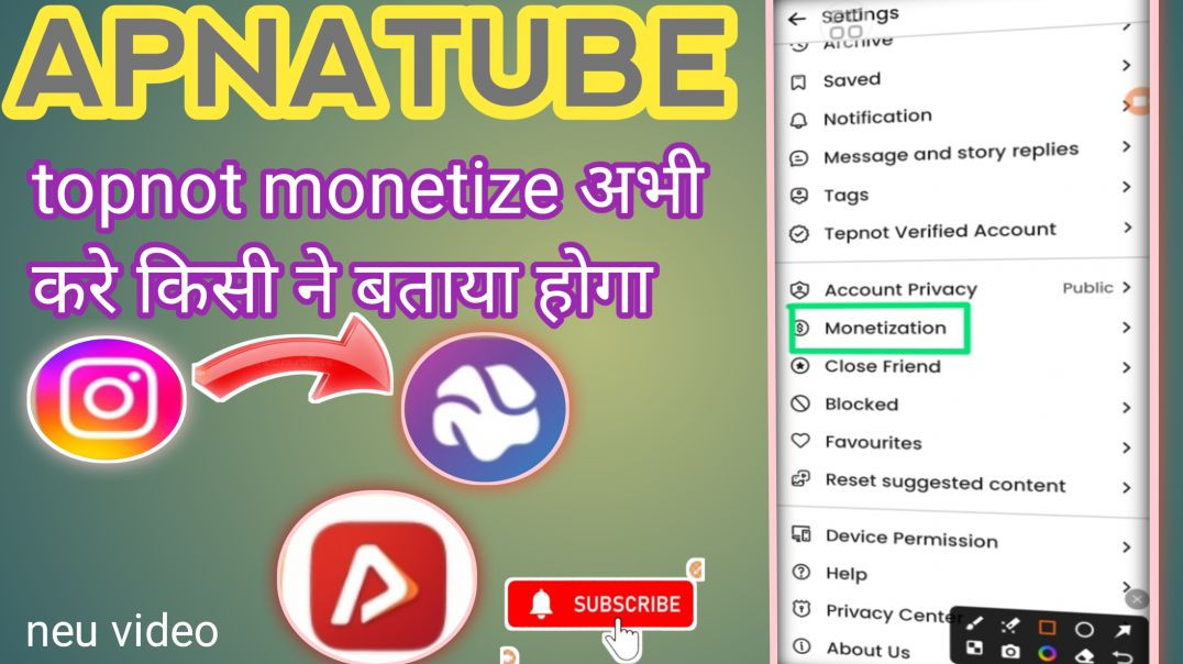 ⁣Tepnot ko monetize अभी पैसे कमाऐ how to neu video
