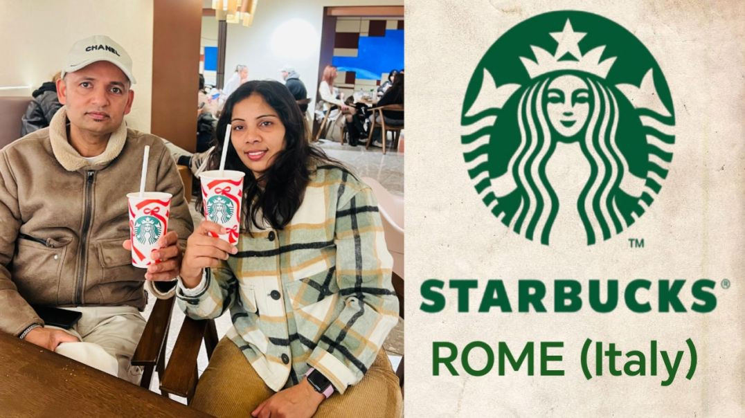 ⁣Rome Italy 🇮🇹 - Starbucks में Breakfast करने का कितना खर्चा लगा ?