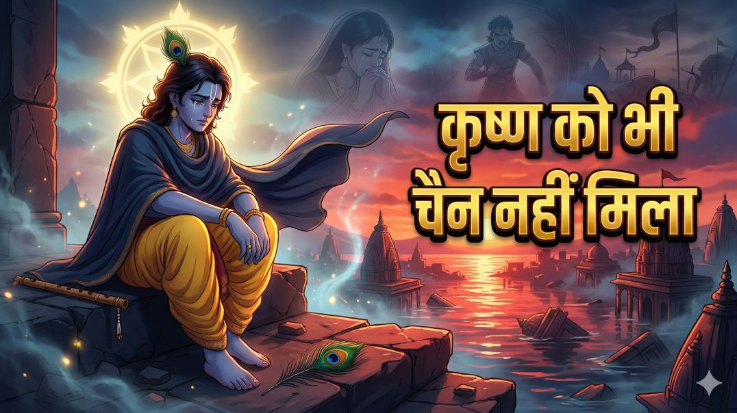 ⁣कृष्ण को भी चैन नहीं मिला | Emotional Krishna Rap Poetry
