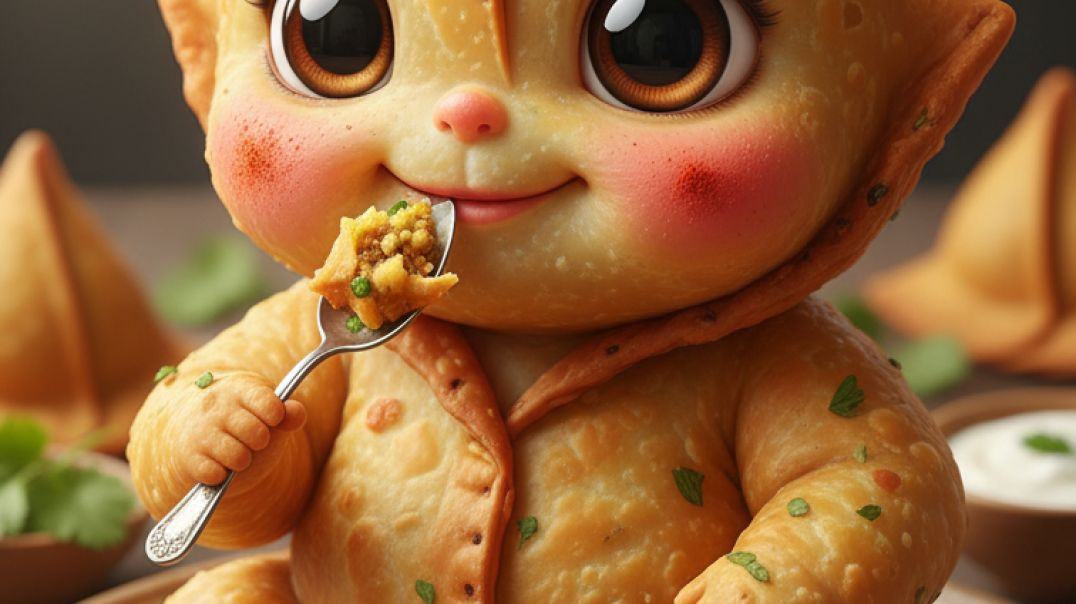 ⁣😍 Baby Samosa: Samosa Snacks👶