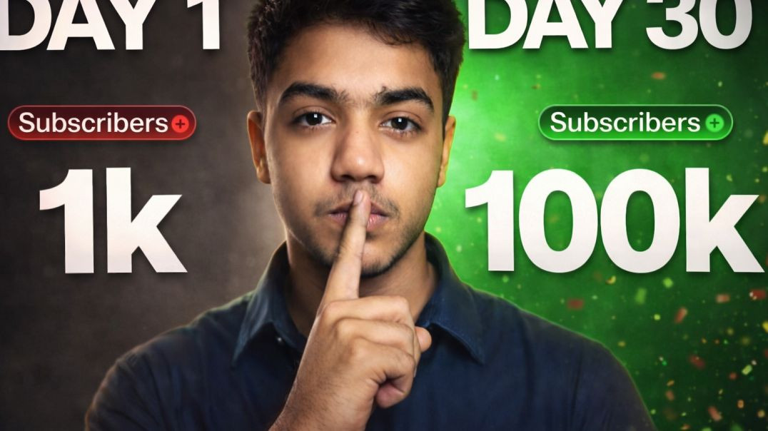 ⁣How To Get 100k Subscribers In Just 30 Days|