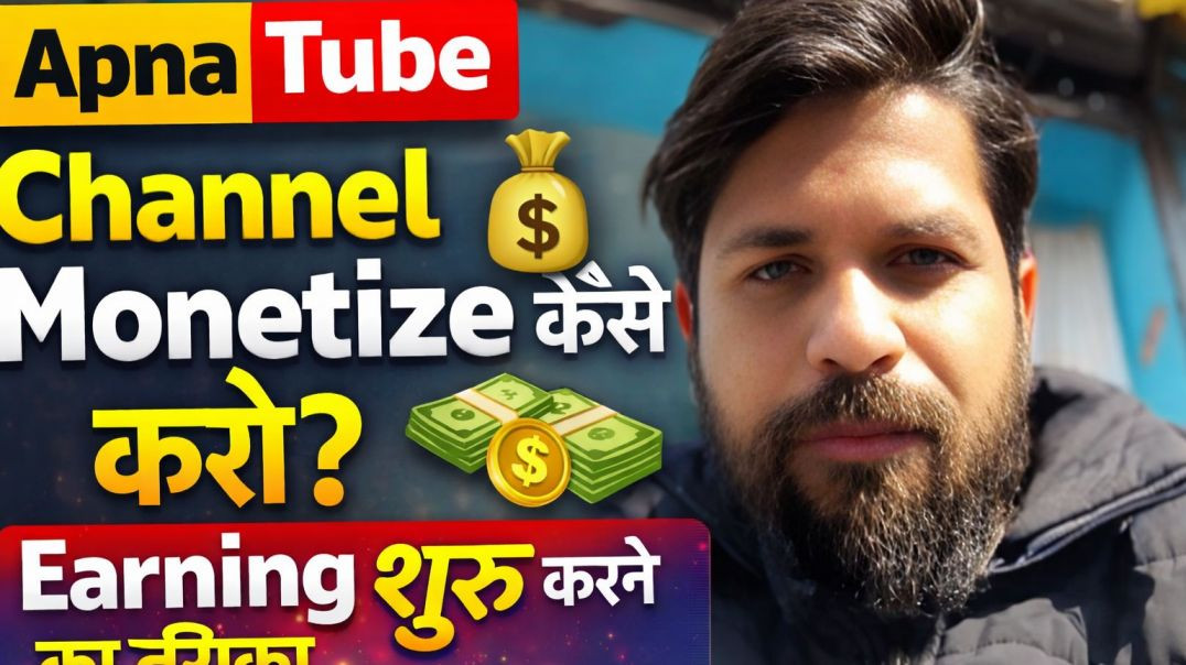 ⁣Apna tube channel monetize