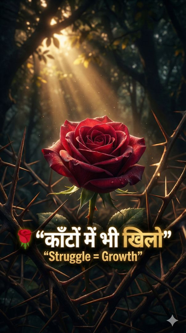दर्द के बिना गुलाब नहीं 🌹 | Life Reality Motivation | Hindi Motivational Shorts