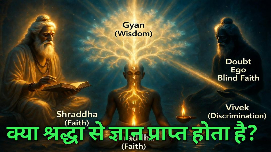 क्या श्रद्धा से ज्ञान प्राप्त होता है? ! Is knowledge gained through faith?