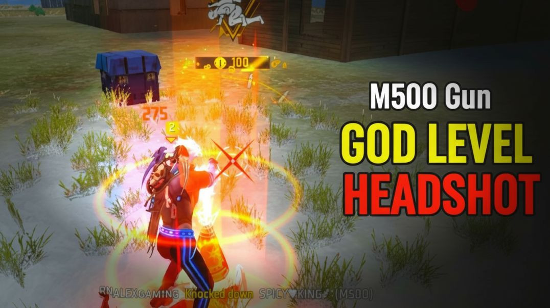 ⁣Only Onetap Headshot M500 #freefire #trending #Viralvideo