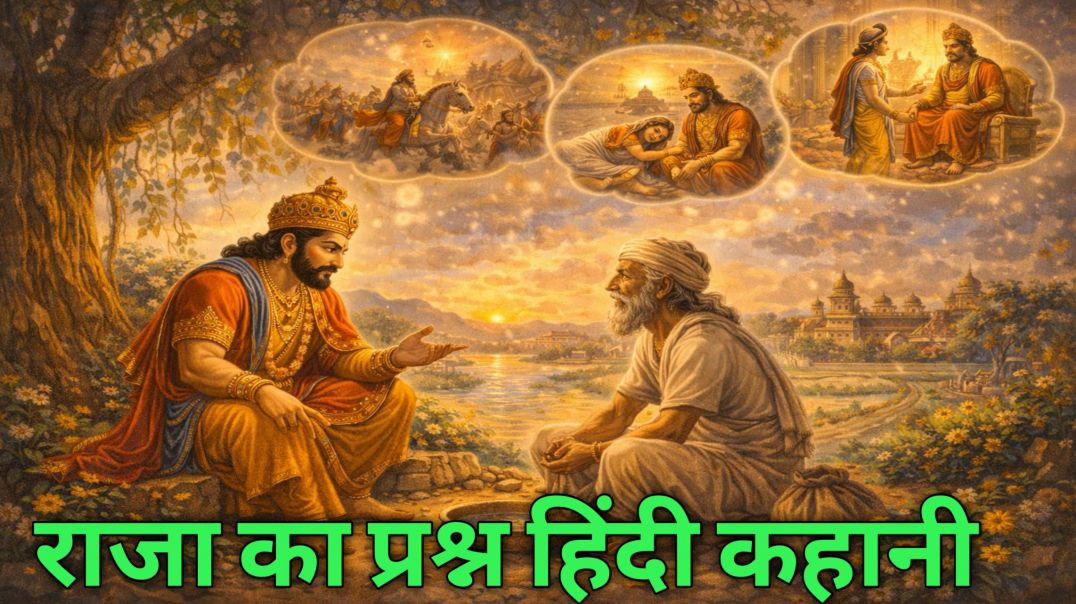 ⁣राजा का प्रश्न हिंदी कहानी ! The King's Question Hindi Story